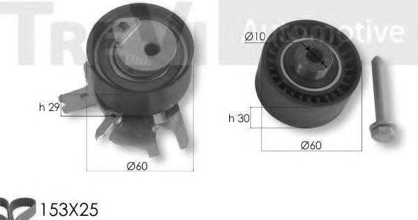 TREVI AUTOMOTIVE KD1459 Комплект ременя ГРМ