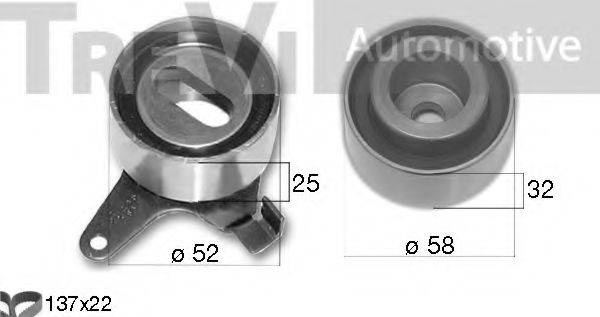 TREVI AUTOMOTIVE KD1483 Комплект ременя ГРМ