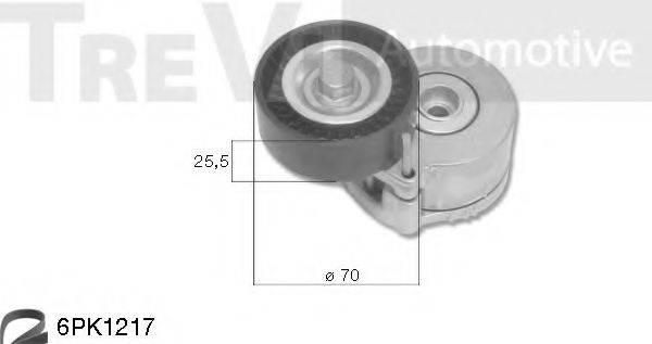 TREVI AUTOMOTIVE KA1193 Полікліновий ремінний комплект