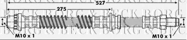 BORG & BECK BBH6843 Гальмівний шланг