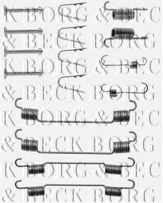 BORG & BECK BBK6100 Комплектуючі, колодки дискового гальма