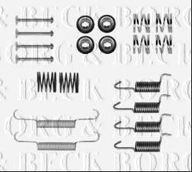 BORG & BECK BBK6233 Комплектуючі, колодки дискового гальма