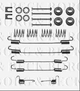 BORG & BECK BBK6327 Комплектуючі, колодки дискового гальма