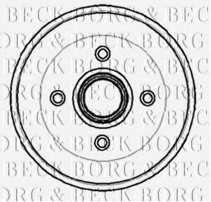 BORG & BECK BBR7024 Гальмівний барабан