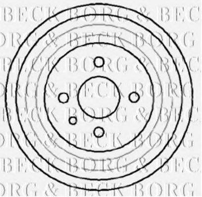 BORG & BECK BBR7041 Гальмівний барабан