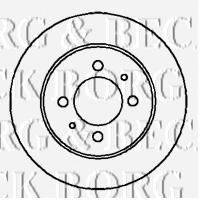 BORG & BECK BBD4200 гальмівний диск