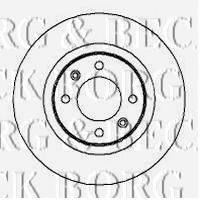 BORG & BECK BBD4261 гальмівний диск