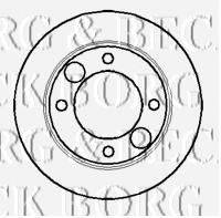 BORG & BECK BBD4536 гальмівний диск