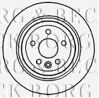 BORG & BECK BBD4767 гальмівний диск