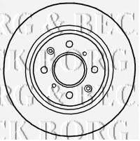 BORG & BECK BBD4786 гальмівний диск