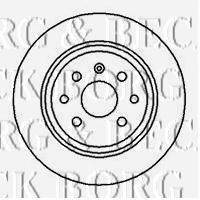 BORG & BECK BBD5083 гальмівний диск