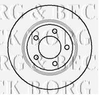 BORG & BECK BBD5117 гальмівний диск