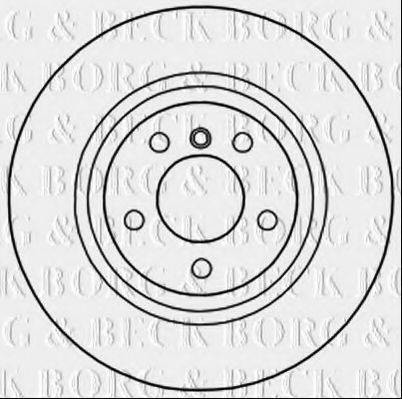 BORG & BECK BBD5300 гальмівний диск