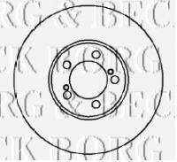 BORG & BECK BBD5888S гальмівний диск