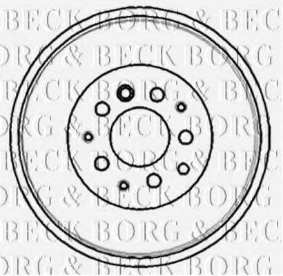 BORG & BECK BBR7070 Гальмівний барабан