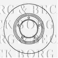 BORG & BECK BBD4847 гальмівний диск