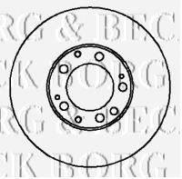 BORG & BECK BBD5865S гальмівний диск