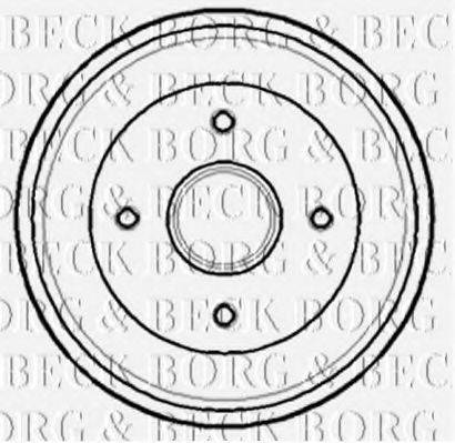 BORG & BECK BBR7137 Гальмівний барабан