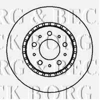 BORG & BECK BBD4038 гальмівний диск