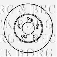 BORG & BECK BBD4090 гальмівний диск