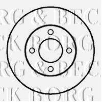 BORG & BECK BBD4194 гальмівний диск
