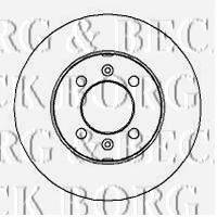 BORG & BECK BBD4204 гальмівний диск