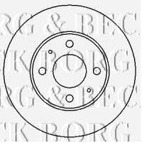 BORG & BECK BBD4336 гальмівний диск