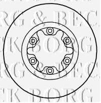 BORG & BECK BBD4647 гальмівний диск