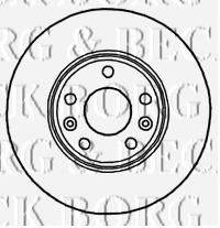 BORG & BECK BBD4780 гальмівний диск