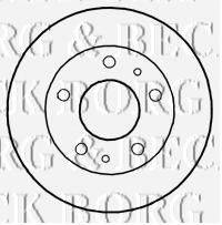 BORG & BECK BBD4802 гальмівний диск
