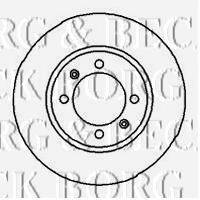 BORG & BECK BBD4849 гальмівний диск