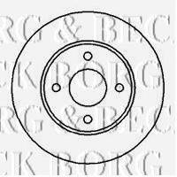 BORG & BECK BBD4868 гальмівний диск