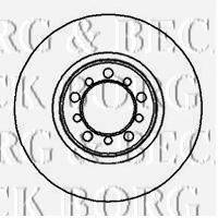 BORG & BECK BBD4919 гальмівний диск