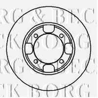 BORG & BECK BBD4920 гальмівний диск