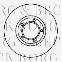 BORG & BECK BBD5079 гальмівний диск