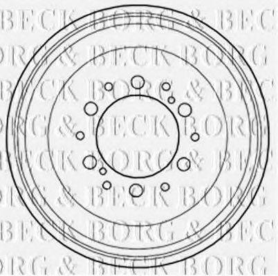 BORG & BECK BBR7232 Гальмівний барабан