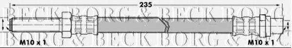 BORG & BECK BBH7307 Гальмівний шланг