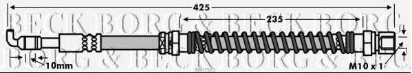 BORG & BECK BBH7563 Гальмівний шланг