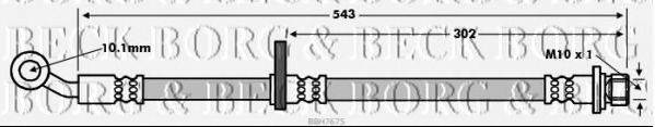 BORG & BECK BBH7675 Гальмівний шланг