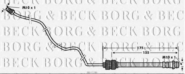 BORG & BECK BBH7786 Гальмівний шланг