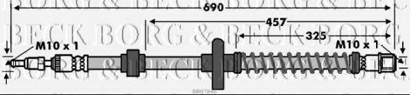 BORG & BECK BBH7846 Гальмівний шланг