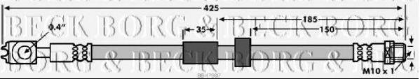 BORG & BECK BBH7907 Гальмівний шланг