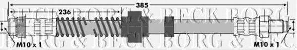 BORG & BECK BBH6643 Гальмівний шланг