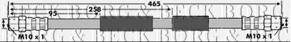 BORG & BECK BBH6709 Гальмівний шланг