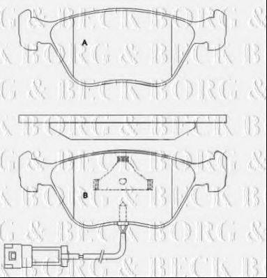 BORG & BECK BBD6054S гальмівний диск