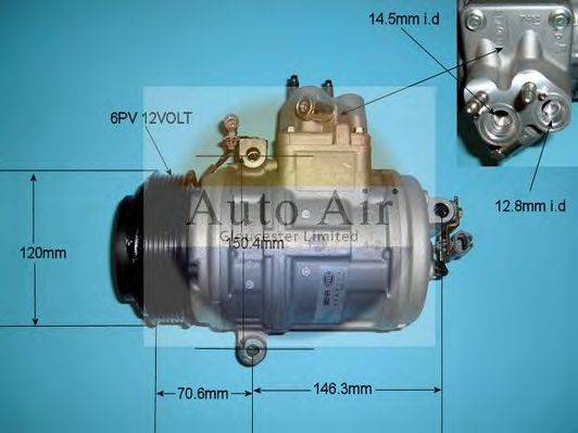 AUTO AIR GLOUCESTER 141034 Компресор, кондиціонер