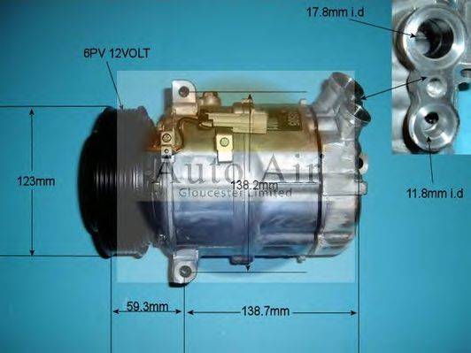 AUTO AIR GLOUCESTER 142056 Компресор, кондиціонер