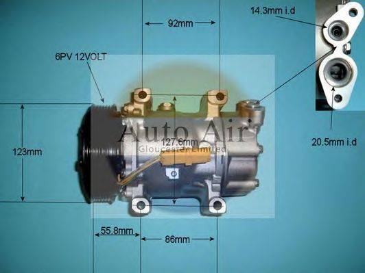 AUTO AIR GLOUCESTER 147482P Компресор, кондиціонер