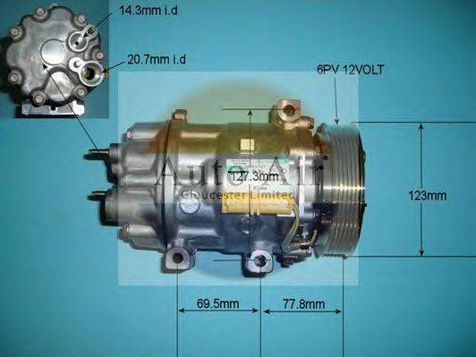 AUTO AIR GLOUCESTER 141270 Компресор, кондиціонер