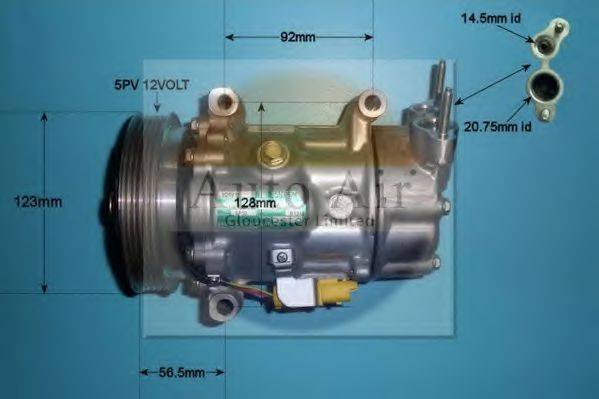 AUTO AIR GLOUCESTER 141124 Компресор, кондиціонер